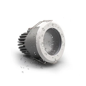Commercial Project Recessed LED Downlight IP67 Outdoor Waterproof Aluminum Anti-Glare High CRI 95
