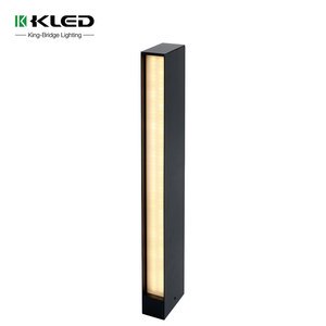KLED IP65 LED Garden Pillar Lights Aluminum Alloy Water-Resistant Pathway Bollard Lamp Lawn Post Lamp Lantern Scenery Landscape