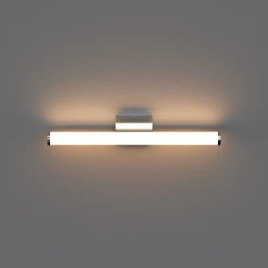 ETL 30 Inch Dimmable Bathroom Vanity Light LED Vanity Makeup Light Bar Round Long Tube Bath Sconce Brushed Nickel Over Mirror
