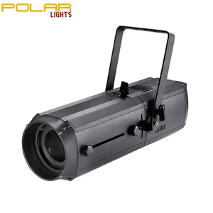 Polarlights 200W Zoom Led Profile Spot Light DMX Led Profile Light for Theater Wedding Concert Show Stage Event