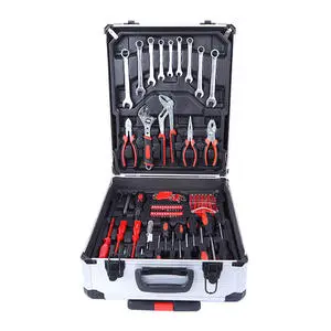 Professional 187-Piece Auto Repair Tool Set with Hard Case OEM Available 3-Year Warranty for Household Use