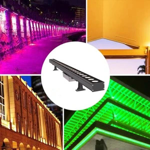 Good Price Linear Lighting 72W RGB DMX512 Control IP66 LED Wall Washer Lights for Architecture