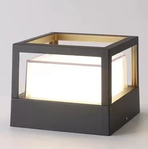 18W Aluminum Alloy Cylinder LED Pillar Light IP54 Waterproof Outdoor Wall Lamp for Garden and Park Landscape