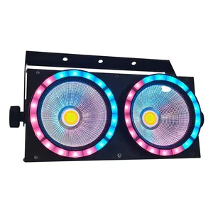 2-Eyes 250W Pixel Cob Blinder RGB DMX Controlled LED Spotlights Audience Light Night Club Decoration
