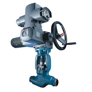 Globe Control Valve High Temperature and High Pressure Systems 500 VA High Pressure Globe Valves With Actuator