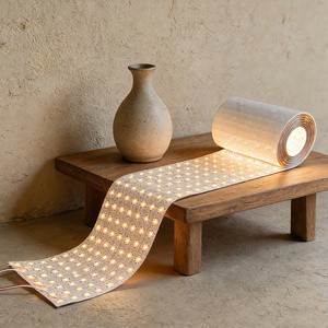 Super Slim Cabinet Retail Store Hotel Office Interior Decor Mat Cuttable Matrix LED Plates Flexible Onyx Flex Sheet Panel Light