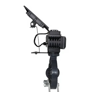 Jinwei Solar DN2000 6 8-inch Rubber Seat Double Flange 24V DC Electric Rotary Actuator PVC Plastic Butterfly Valve Water