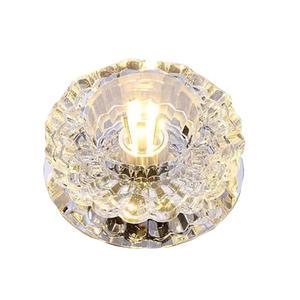 Modern Style LED Downlight Ceiling Lamp with Crystal Spotlight Recessed Luminaire for Living Room & Wall Decoration AC Power