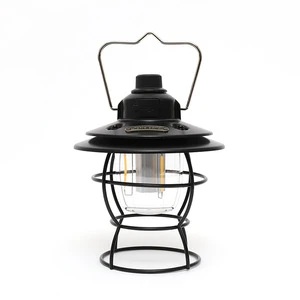 Portable Retro Kerosene Lamp LED Camping Lantern Waterproof Emergency Hanging Tent for Outdoor Climbing for Picnics Decoration
