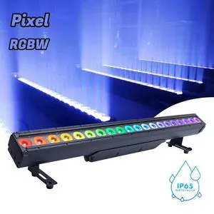 IP65 20x15w RGBW 4in1 Cast Aluminum Bar Outdoor Pixel Led Wallwasher Waterproof Dj Wedding City Events Stage Led Wash Light
