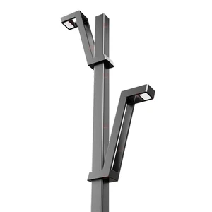 DAWN Landscape Outdoor Lawn Lamp Waterproof Ip65 Driveway Yard Lighting Square Pole Street Led Garden Light