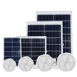 Solar Panel 6V3W Outdoor Ceiling Lamp 30W 40W 60W 100W 200W 300W With Remote Control for Indoor Solar Light Home House