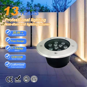 High Quality 1W 3W 5W -50W IP67 Outdoor Buried Path Spot Recessed Inground Deck Lamp for Waterproof Outdoor Inground Light