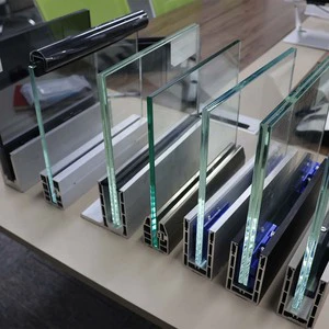 Modern Outdoor Deck LED Glass Railing Aluminum And Steel Balustrade With Handrail Design LED Strip Lighting