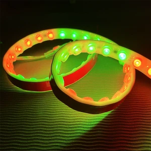 Flexible Led Linear Light Wall Washer RGB Programmable 24V 42LEDS for Building Decoration