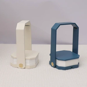2025 Minimalist USB White ABS Folding Night Light Convenient Storage Innovative Anniversary Gift Warm White Emitting Night Lamp