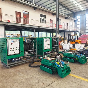 Remote Control Crawler Dredging Robot For Underwater Sludge Cleaning