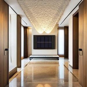 Modern Outdoor LED Wall Lamp for Garden Hotel & Bedside Waterproof IP65 Solar-Powered Exterior Lighting for Outdoor Living