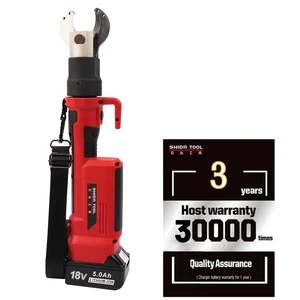 SHIDA 32C Rechargeable Battery Operated Electric Hydraulic Tool Customized Voltage for Cable Cutting Crimping 18V 30mm Alloy