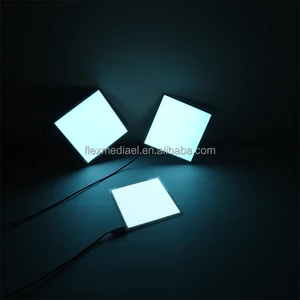 LED Luminous Sheet Flexible EL Backlight Panel Cuttable Light Panel ultra Slim Electro Luminescent Panel