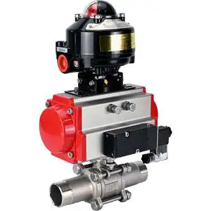 Stainless Steel AISI 316 Ball Valve DNOVA BV3232P(3pc)-FP-W-ISO-H LONG Full Bore, Body - Stainless Steel 316, Welded For Weld...