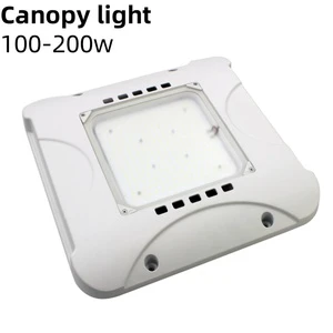 Led Factory Light Gas Station Led Canopy Lamp Aluminum Housing 100-277V Petrol Station Canopy Light 100w Ceiling Mounted Garage