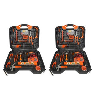 120pcs Electric Hardware Tool Set Household Toolbox Electric Drill Power Screw Drivers Electrician Maintenance Case Included OEM