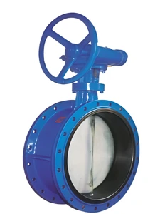 Bidirectional Pressure Sealed Butterfly Valve Flanged Metal Seated Butterfly Valve