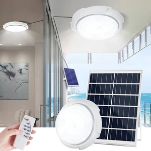 50W LED Energy Lamp Indoor Balcony Courtyard Lamp Outdoor Waterproof Solar Ceiling Light