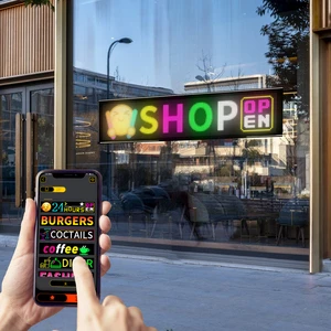 Scrolling Message Led Shop Signs Flexible Car LED Panel USB Power Adapter Cable for Home Entertainment shop
