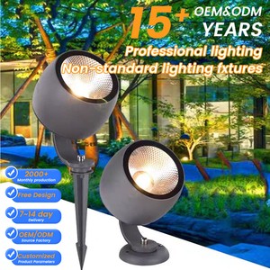 Outdoor Waterproof Villa Garden LED Lawn Lamp COB Garden 10W 20W 30W Greening Projection Light
