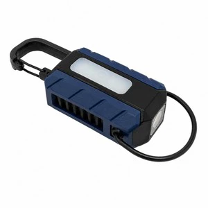 Super Bright Mini LED Key Chain Lamp Portable Rechargeable Dual Light Source Flashlight For Outdoor Camping AA Battery Type