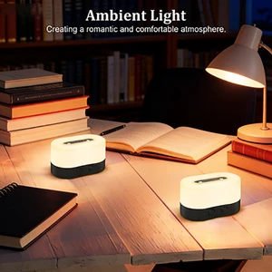 Adjustable Brightness Mini Magnetic Warm White Touch Control LED Desk Night Light Function for Dining Table Atmosphere Lighting