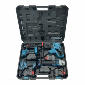 Custom Design 5pcs Cordless Drill Electric Power Tool Set Combo Professional Multi-Purpose Includes All Necessary Power Tools