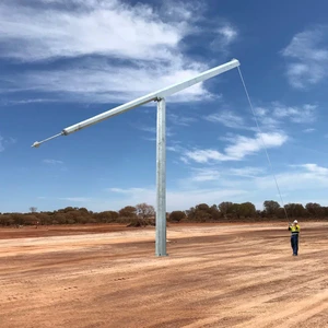 Premium Steel Custom-Height High Mast Lighting with Sleek Design