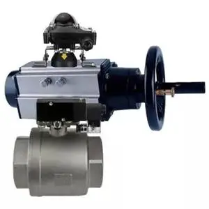 Stainless Steel AISI 316 Actuator DNOVA BV3232P(2pc)-FP-T-ISO-H DN80 16 Bar, Full Bore Coupling ball-valves-dnova-bv3232p2pc-fp-