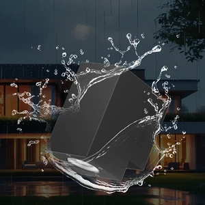 Modern Square Outdoor Wall Lamp AC 220V Waterproof IP65 10W LED Dimmable Aluminum Base Wall-Mounted Lighting