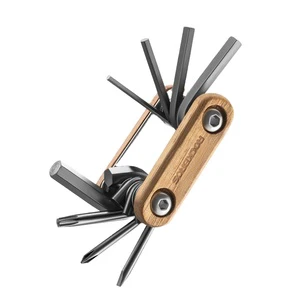 ROCKBROS Portable Folding Combination Mini Tool Kit 8 In1 Multi Bicycle Tools Repair Tool Set