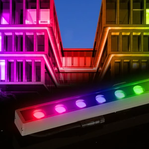 Professional Outdoor Building RGB LED Wall Washer Light 18W 24W 36W Waterproof Strip Lamp for Shopping Mall Lighting IP66