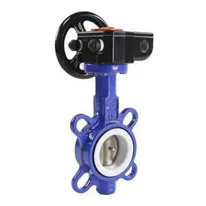 Carbon steel Butterfly Valve DNOVA WCB-316L-PTFE 16 bar compact flanged hydraulic
