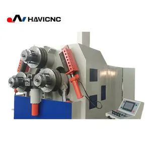 Aluminum Profile Pipe Bending Equipment Hydraulic Angle Steel Rolling 3 Roll Bending Machine CNC Automatic PLC Stainless Steel
