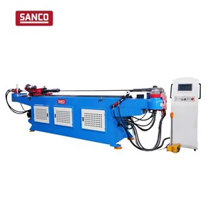 Sanco Hydraulic Engine Scroll Former Fin Iron Tube Pipe Spiral Bending Machine
