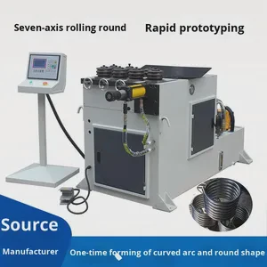 Hydraulic Pipe Rolling Machine for Round Oval Square Tube Metal Pipe Bending & Rolling Equipment for Carbon Steel Processing