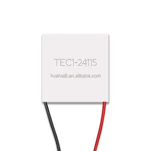 TEC1-24115 62*62mm 24v peltier Module cooling air conditioner tec refrigeration cell kit element heatsink Thermoelectric Cooler