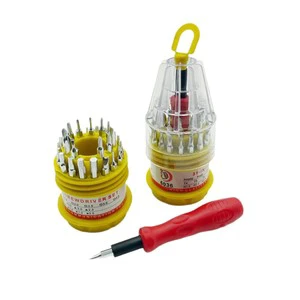 45# Carbon Steel Magnetic Multipurpose Mini Screwdriver Tool Set Chrome Finish DIY OEM GLK Brand for Phone & Computer Repair