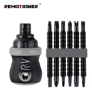 Special Type Cross Flat-head Screwdriver Combination 13 In1 Ratchet Screwdriver Set
