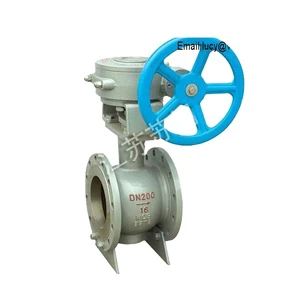 worm wheel flanged ball valve