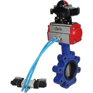 DNOVA Butterfly Valve Cast Iron QT450 Interflange (threaded Lugs) 16 Bar Manual water-butterfly-valve-dnova-wbv1