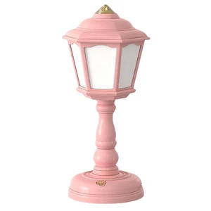 New Modern Small Warm White LED Table Lamp with Touch Control Dimmable Battery Operated Eco-friendly for Bedroom
