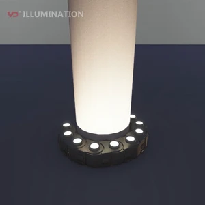 24W RGBW Programmable Led Wall Washer IP68 For Outdoor Facade Lighting